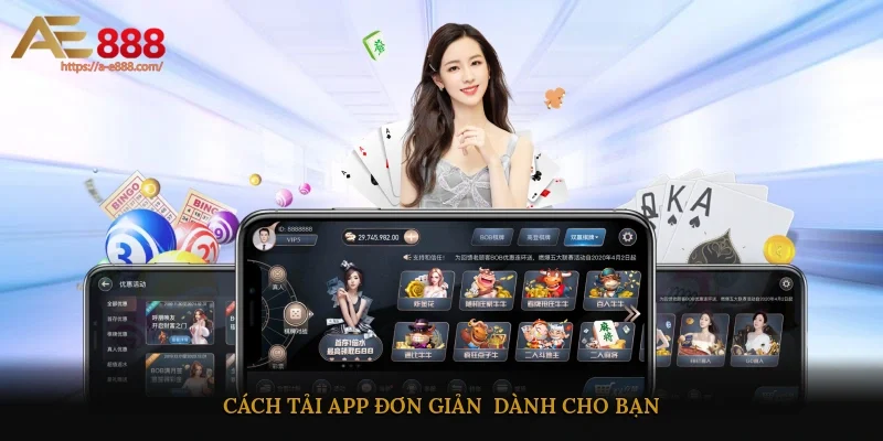 Cách tải app đơn giản  dành cho bạn